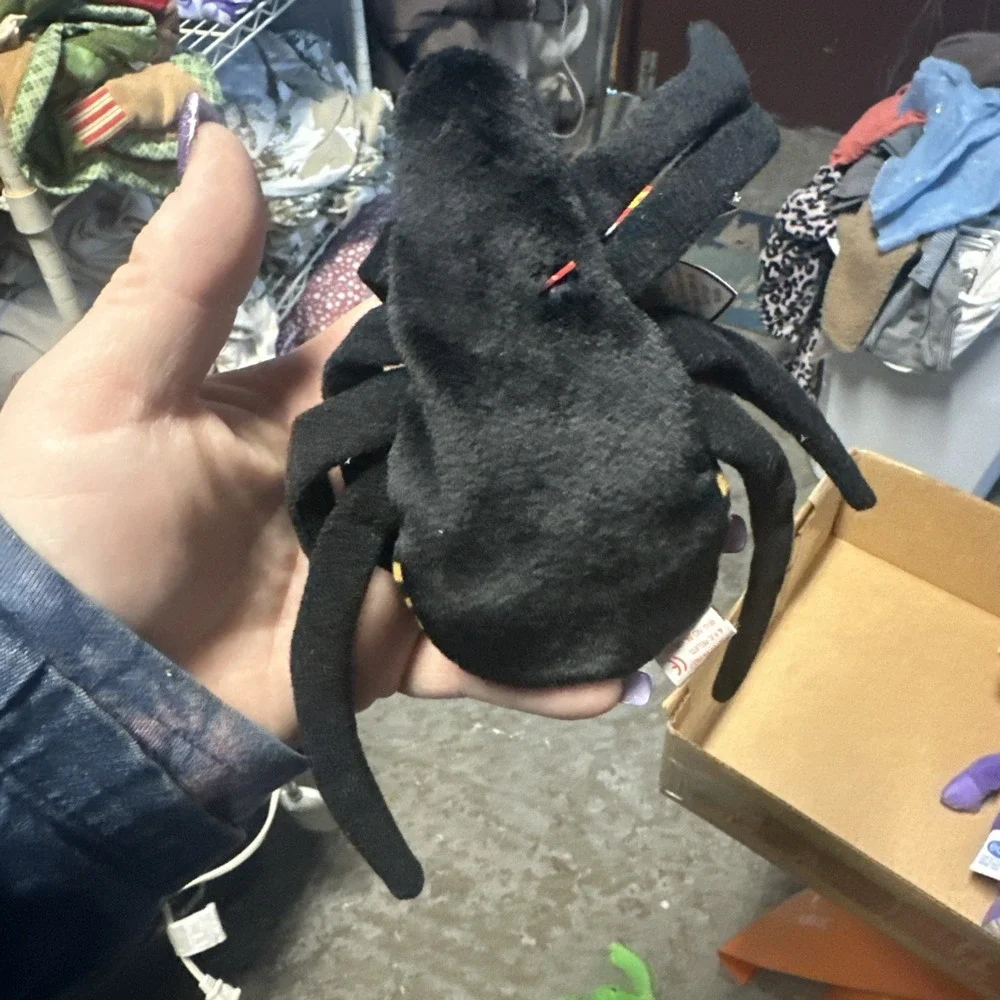 Ty Beanie Babies Collection Spinner The Spider‎ Bean Bag Toy Collectible